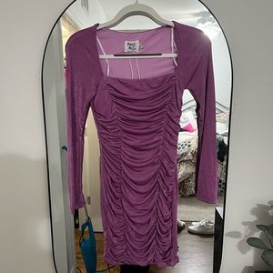 NWT Princess Polly Mini Purple Dress - Size 4